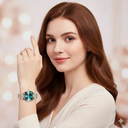 OLEVS MONTRE FEMME VERTE