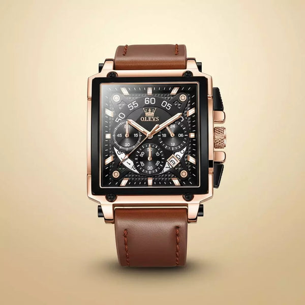 OLEVS MONTRE BRACELET CUIR                                  