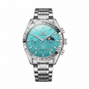 Montre chronographe homme Amiens bleue vue de face OLEVS
