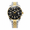 Montre chronographe homme Provence noire vue de face OLEVS