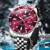 Montre chronographe homme Provence rouge vue d'ensemble