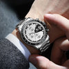 Montre chronographe homme Strasbourg bracelet acier
