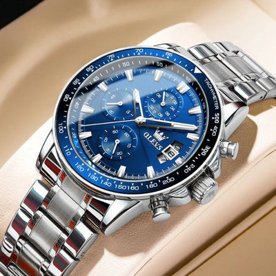 Montre chronographe homme Strasbourg profil boîtier