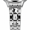 Détail du bracelet en acier argenté de la montre femme OLEVS Valentine