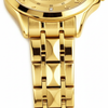 Détail du bracelet en acier doré de la montre femme OLEVS Valentine