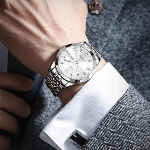 Montre quartz homme Avignon boîtier acier inoxydable 41mm