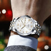 Bracelet acier bicolore montre quartz homme Avignon