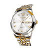 Finition acier bicolore montre quartz homme Avignon