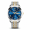 Montre quartz homme Avignon bleue vue de face OLEVS