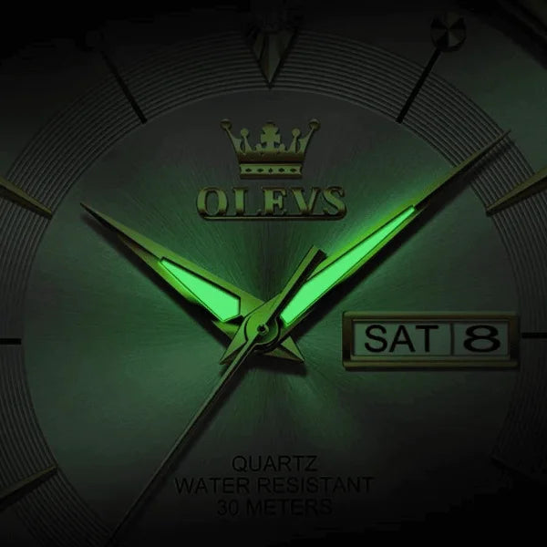 Montre quartz homme Fontainebleau argentée portée au poignet