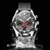 Montre sport homme Marseille grise éclaboussures d'eau