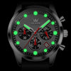 Index luminescents montre sport homme Marseille grise