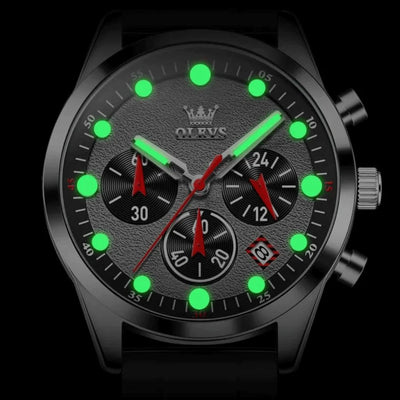 Index luminescents montre sport homme Marseille grise