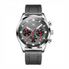 Montre sport homme Marseille grise vue de face OLEVS